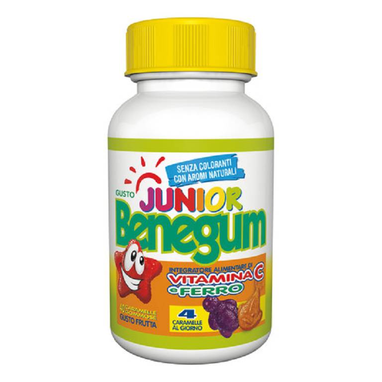 BENEGUM J VIT C/FERRO 40CARAM