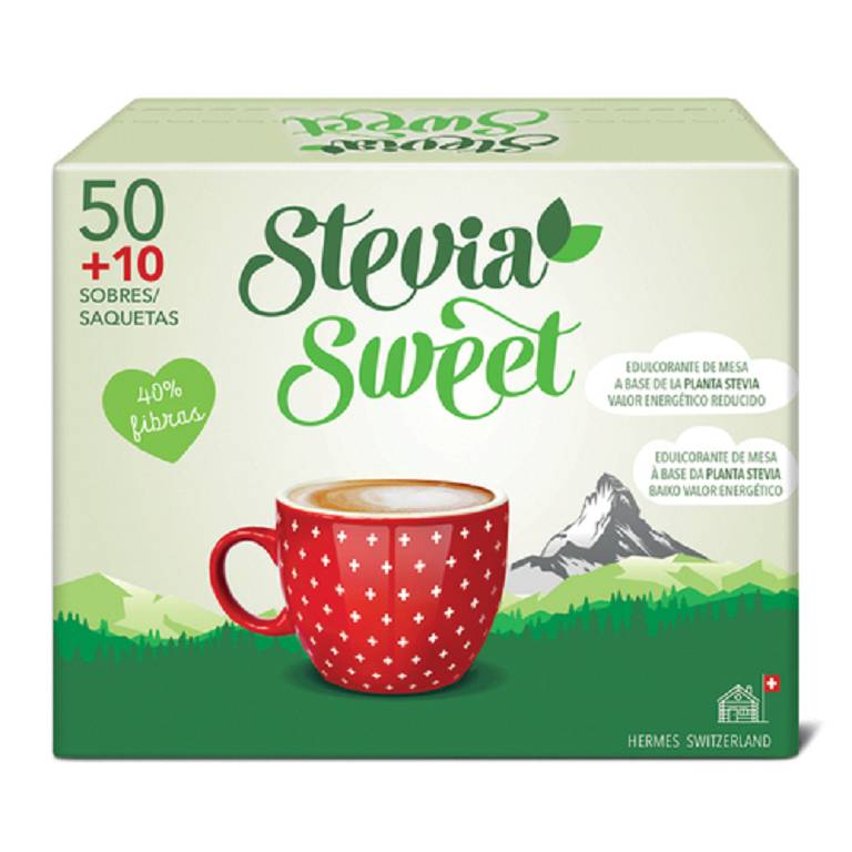 HERMESETAS STEVIA 50+10BUST