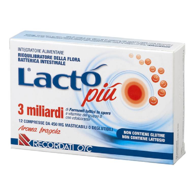 LACTO PIU 3MILIARDI 12CPR