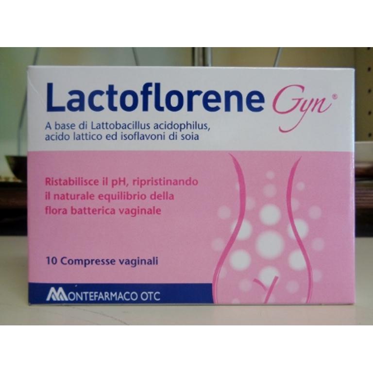LACTOFLORENE GYN 10CPR VAG