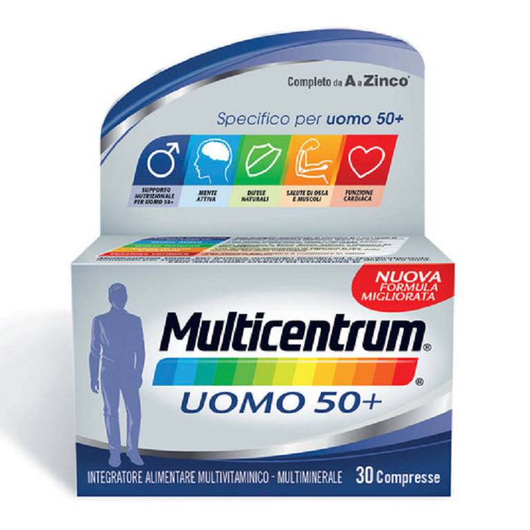 MULTICENTRUM UOMO 50+ 30CPR 