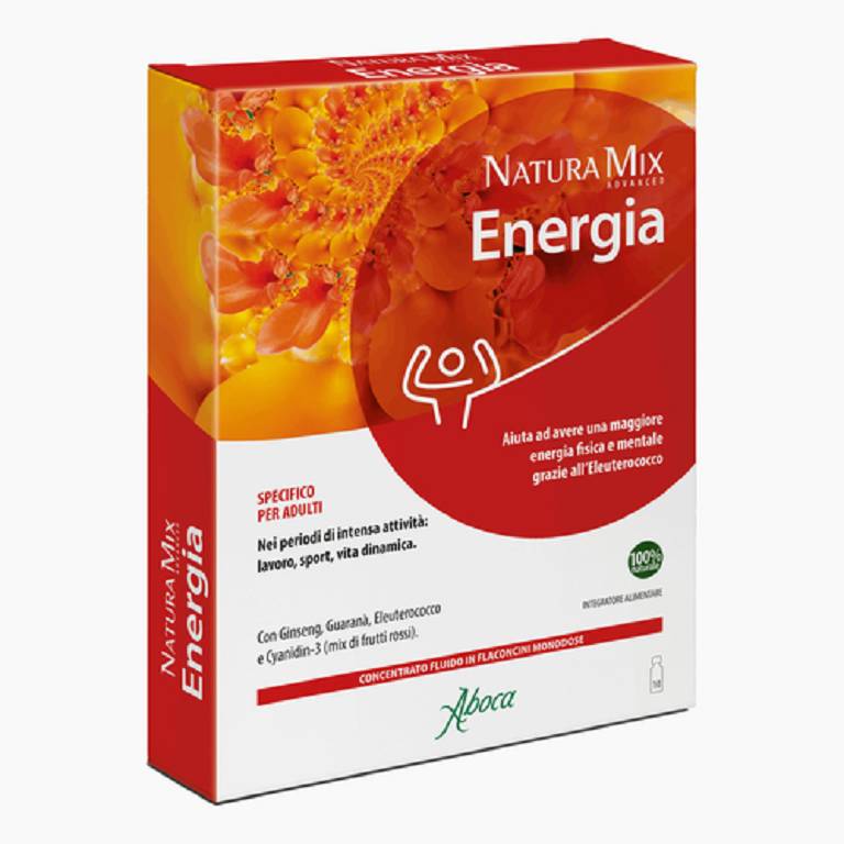 Natura Mix Advanced Energia - Concentrato Fluido Flaconcini