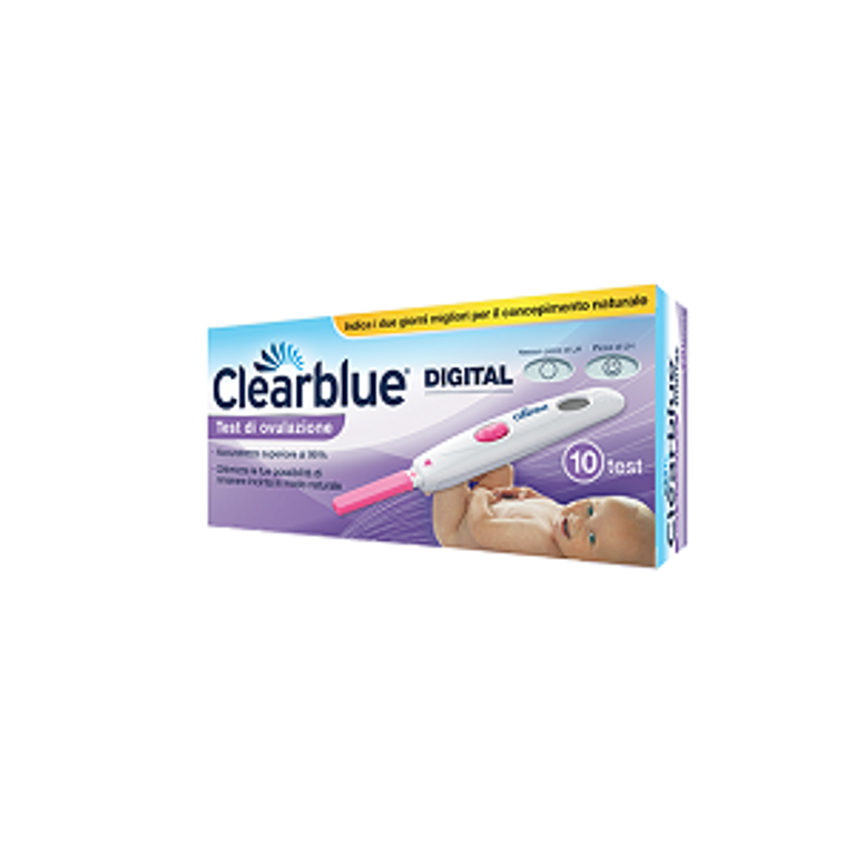 TEST OVULAZIONE CLEARBLUE OVULATION DIGITAL 10 STICK