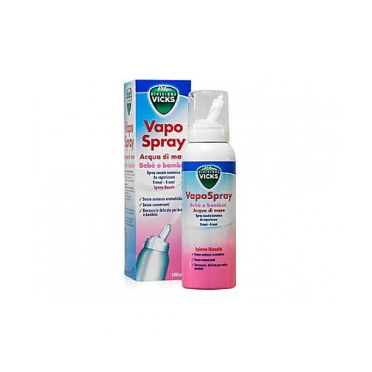 VICKS VAPO SPRAY ACQUA DI MARE BEBE' E BAMBINI ISOTONICO 100 ML