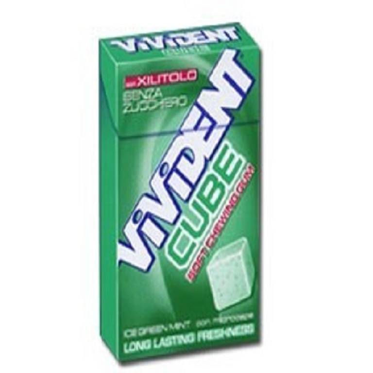VIVIDENT XYLIT CUBE ICE GREEN